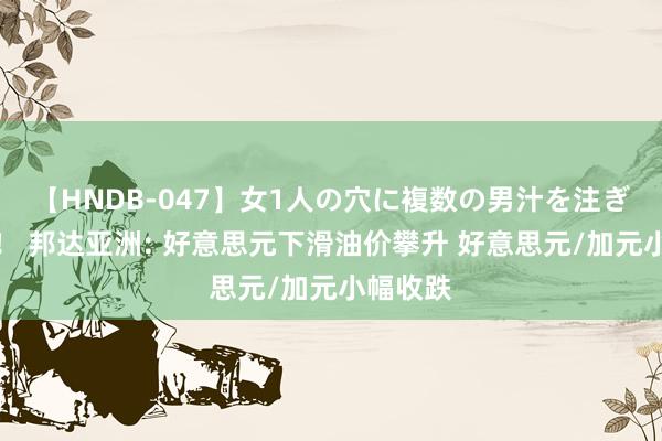 【HNDB-047】女1人の穴に複数の男汁を注ぎ込む！！ 邦达亚洲: 好意思元下滑油价攀升 好意思元/加元小幅收跌