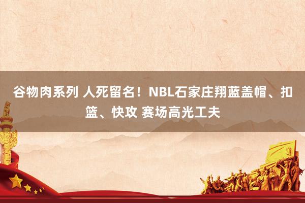 谷物肉系列 人死留名！NBL石家庄翔蓝盖帽、扣篮、快攻 赛场高光工夫